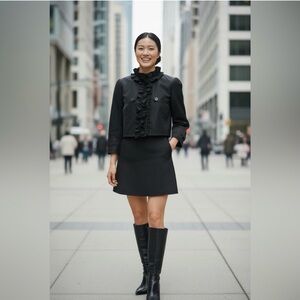 Dolce & Gabbana Elegant Black Jacket.